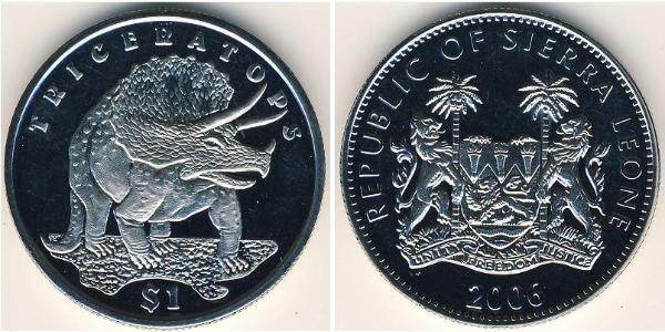 1 Dollar Sierra Leone 銅/镍 