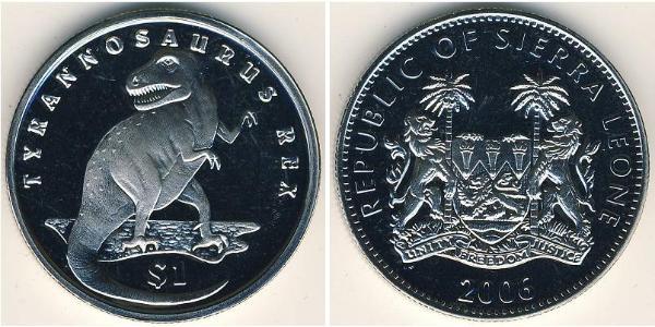 1 Dollar Sierra Leone 銅/镍 