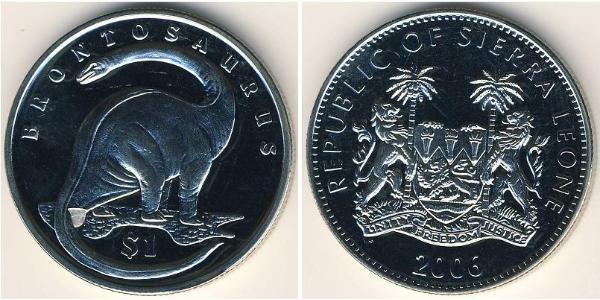 1 Dollar Sierra Leone 銅/镍 