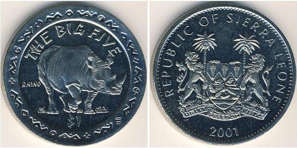 1 Dollar Sierra Leone 銅/镍 