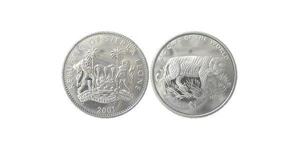 1 Dollar Sierra Leone 銅/镍 