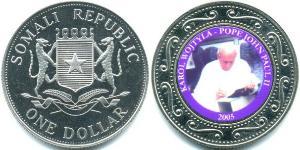 1 Dollar Somalia 銅/镍 
