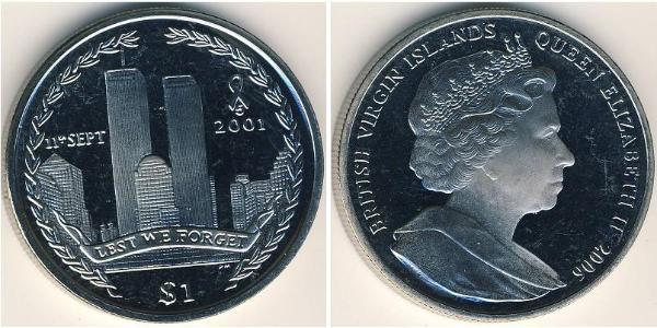 1 Dollar  銅/镍 伊丽莎白二世 (1926-2022)