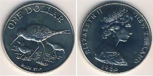 1 Dollar 新西兰 銅/镍 