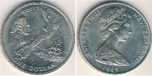 1 Dollar 新西兰 銅/镍 
