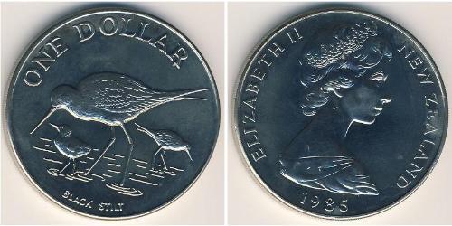 1 Dollar 新西兰 銅/镍 