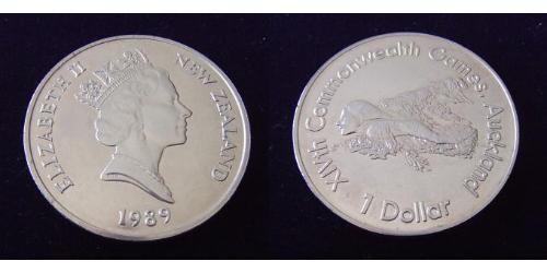 1 Dollar 新西兰 銅/镍 伊丽莎白二世 (1926-2022)