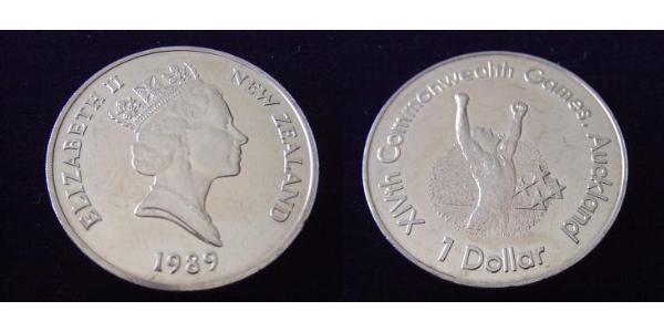 1 Dollar 新西兰 銅/镍 伊丽莎白二世 (1926-2022)