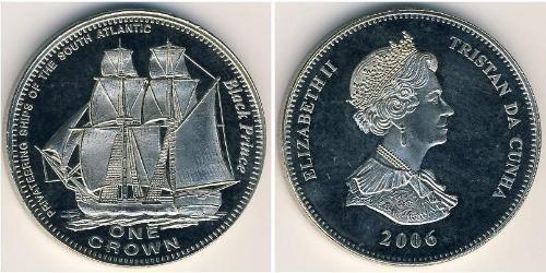 1 Dollar 特里斯坦-达库尼亚 銅/镍 伊丽莎白二世 (1926-2022)