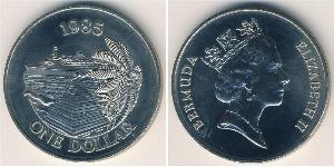 1 Dollar 百慕大 銅/镍 伊丽莎白二世 (1926-2022)