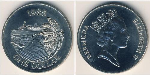 1 Dollar 百慕大 銅/镍 伊丽莎白二世 (1926-2022)