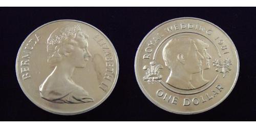 1 Dollar 百慕大 銅/镍 伊丽莎白二世 (1926-2022)