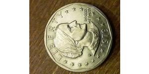 1 Dollar 美利堅合眾國 (1776 - ) 銅/镍 Susan Brownell Anthony (1820-1906)