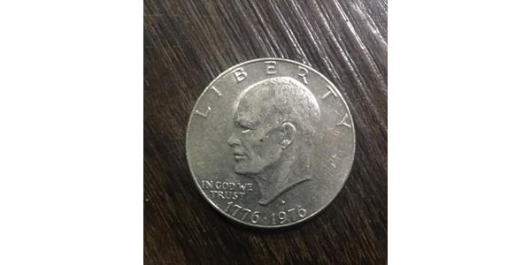 1 Dollar 美利堅合眾國 (1776 - ) 銅/镍 Dwight David Eisenhower (1890-1969)