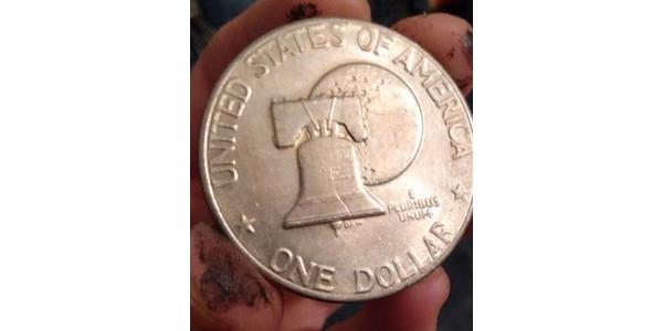 1 Dollar 美利堅合眾國 (1776 - ) 銅/镍 Dwight David Eisenhower (1890-1969)