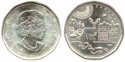 1 Dollar 加拿大 青铜 伊丽莎白二世 (1926-2022)
