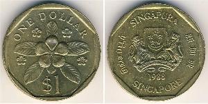 1 Dollar 印度 / Singapore 青铜/铝 