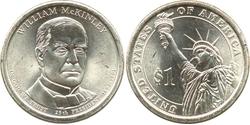 1 Dollar 美利堅合眾國 (1776 - ) 黃銅 William McKinley, Jr. (1843 - 1901)