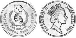 1 Dollaro Australia (1939 - ) Alluminio/Rame/Nichel Elisabetta II (1926-2022)
