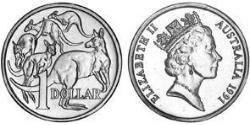 1 Dollaro Australia (1939 - ) Alluminio/Rame/Nichel Elisabetta II (1926-2022)