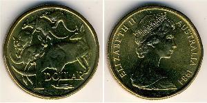 1 Dollaro Australia (1939 - ) Alluminio/Rame/Nichel Elisabetta II (1926-2022)