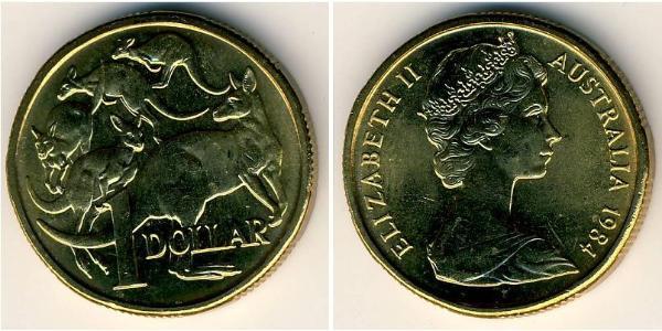 1 Dollaro Australia (1939 - ) Alluminio/Rame/Nichel Elisabetta II (1926-2022)