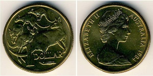 1 Dollaro Australia (1939 - ) Alluminio/Rame/Nichel Elisabetta II (1926-2022)