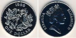 1 Dollaro Bermuda Argento Elisabetta II (1926-2022)