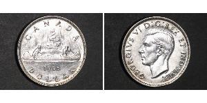 1 Dollaro Canada Argento Giorgio VI (1895-1952)