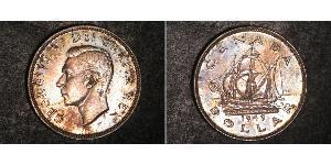 1 Dollaro Canada Argento Giorgio VI (1895-1952)