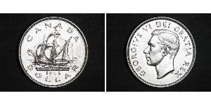 1 Dollaro Canada Argento Giorgio VI (1895-1952)