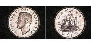 1 Dollaro Canada Argento Giorgio VI (1895-1952)