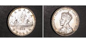 1 Dollaro Canada Argento Giorgio V (1865-1936)