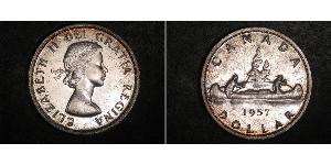 1 Dollaro Canada Argento Elisabetta II (1926-2022)