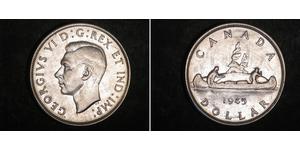 1 Dollaro Canada Argento Giorgio VI (1895-1952)