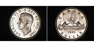 1 Dollaro Canada Argento Giorgio VI (1895-1952)
