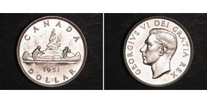 1 Dollaro Canada Argento Giorgio VI (1895-1952)