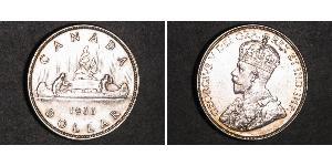 1 Dollaro Canada Argento Giorgio V (1865-1936)