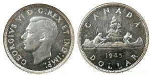 1 Dollaro Canada Argento Giorgio VI (1895-1952)