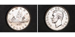 1 Dollaro Canada Argento Giorgio VI (1895-1952)