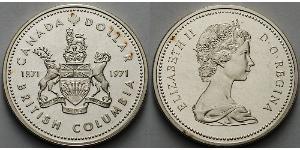1 Dollaro Canada Argento Elisabetta II (1926-2022)