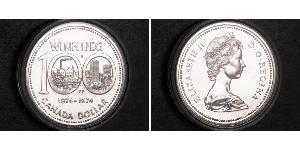 1 Dollaro Canada Argento Elisabetta II (1926-2022)