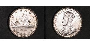 1 Dollaro Canada Argento Giorgio V (1865-1936)