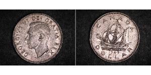 1 Dollaro Canada Argento Giorgio VI (1895-1952)