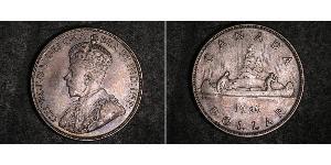 1 Dollaro Canada Argento Giorgio V (1865-1936)