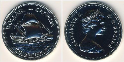 1 Dollaro Canada Argento Elisabetta II (1926-2022)