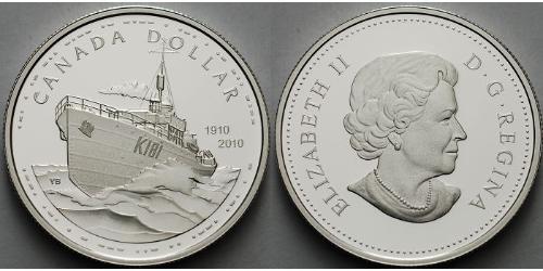 1 Dollaro Canada Argento Elisabetta II (1926-2022)