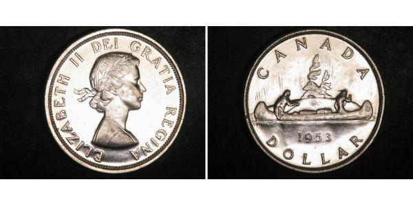 1 Dollaro Canada Argento Elisabetta II (1926-2022)