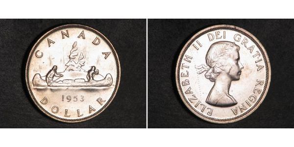 1 Dollaro Canada Argento Elisabetta II (1926-2022)