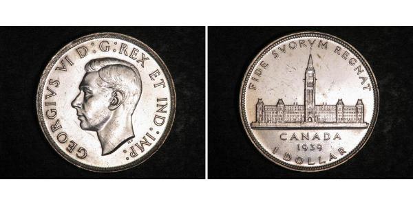 1 Dollaro Canada Argento Giorgio VI (1895-1952)
